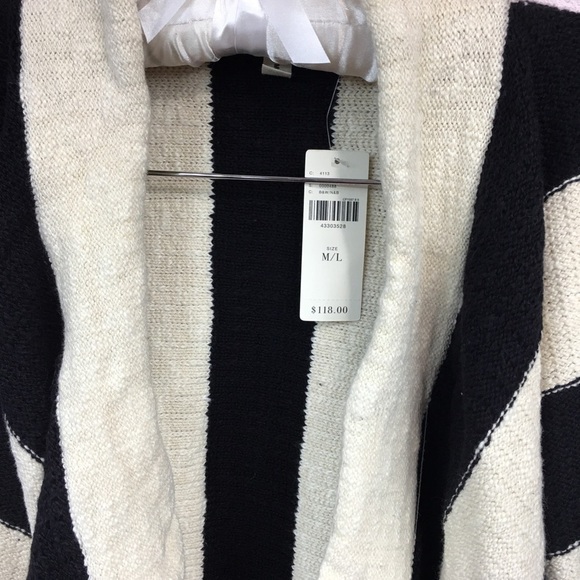 Anthropologie Moth Fringed and Striped Cardigan - Picture 6 of 8